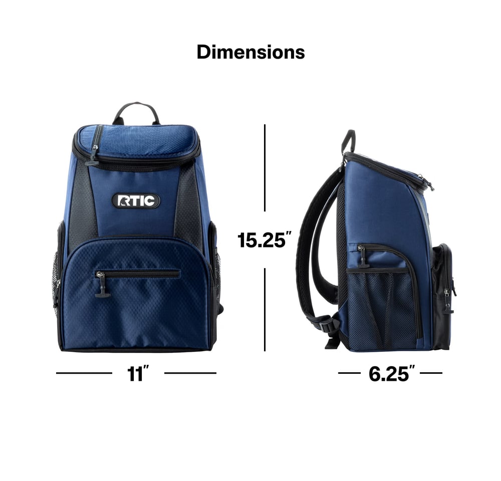 Lightweight Backpack Cooler Olive - Image 8