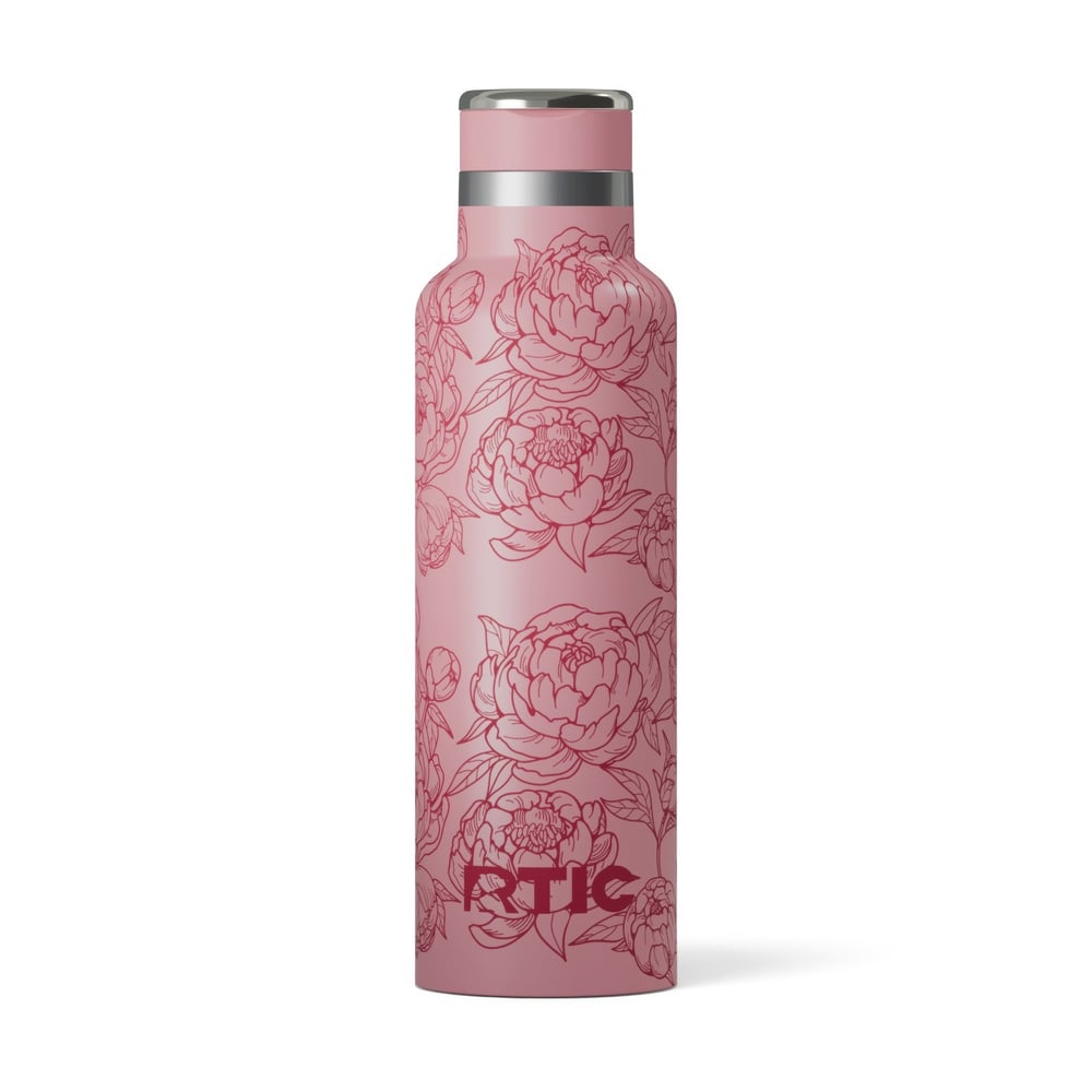 Journey Bottle Pink Peonies