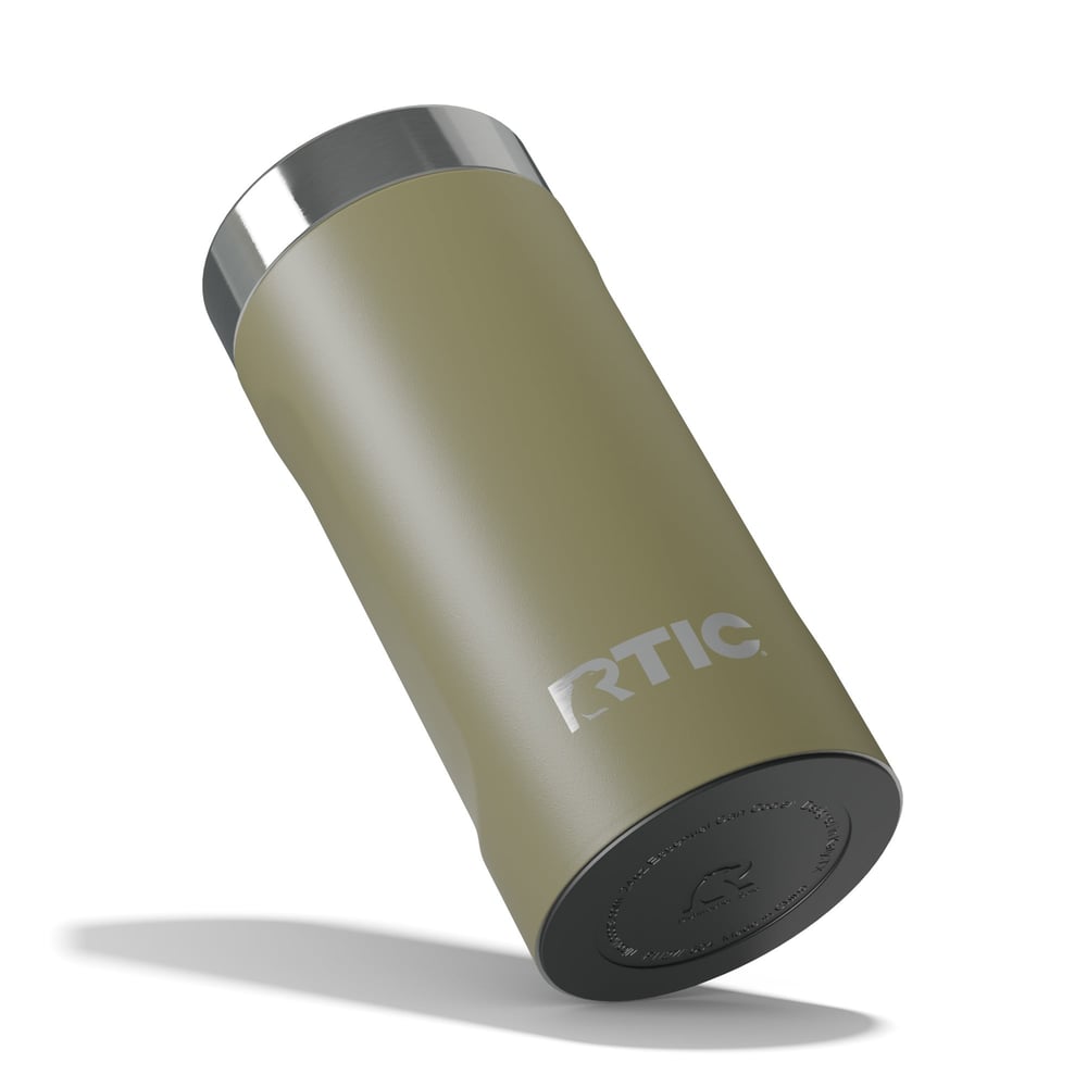 24oz Essential Can Cooler Olive - Image 7