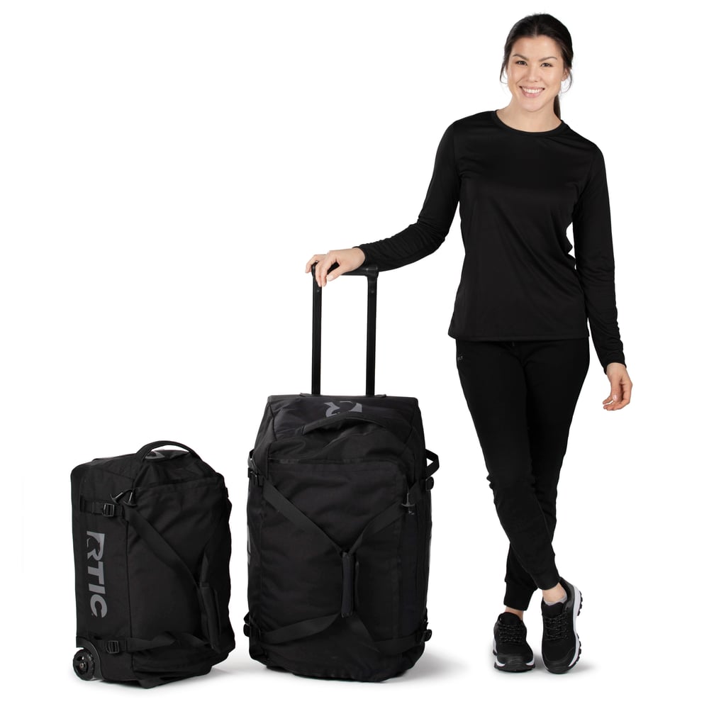 Road Trip Rolling Duffle Bag Navy & Denim - Image 17