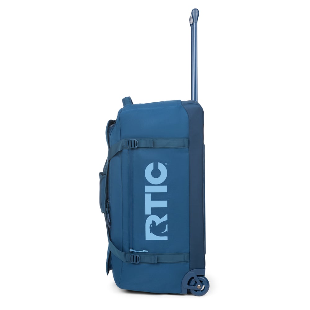 Road Trip Rolling Duffle Bag Navy & Denim - Image 3