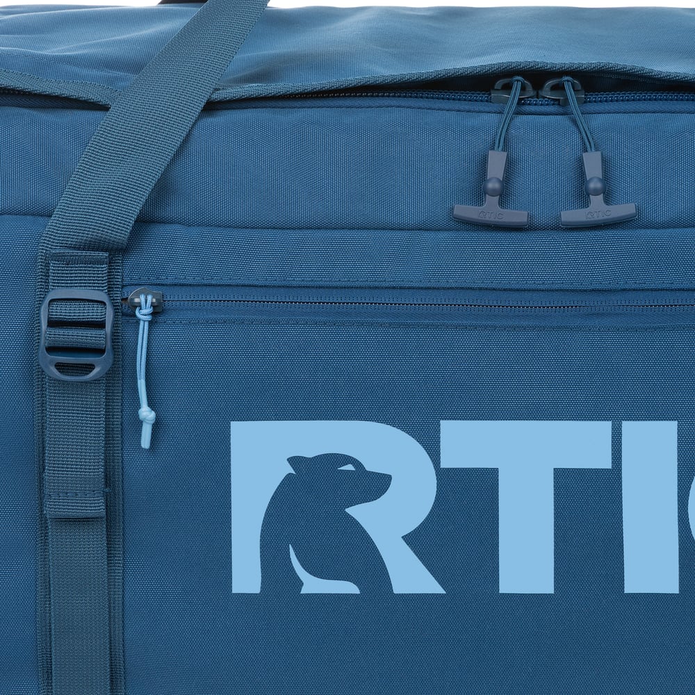 Road Trip Rolling Duffle Bag Navy & Denim - Image 9